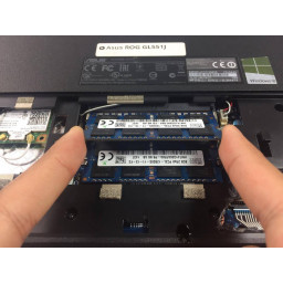 Замена оперативной памяти Asus ROG GL551J